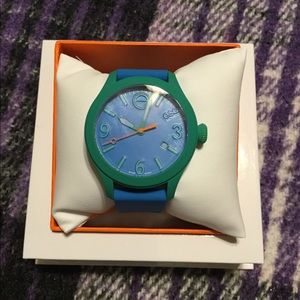 Esq Movado Dial Green Unisex Wrist Watch